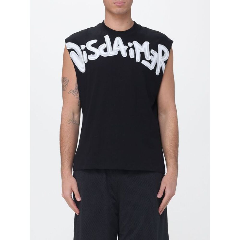 Disclaimer Men Cotton Tank Top With Logo Disclaimer